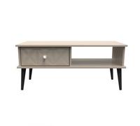 Toledo 1 Drawer Coffee Table In Mushroom (Ready Assembled)