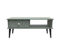 Welcome Furniture Ready Assembled Pixel 1 Drawer Coffee Table In Reed Green