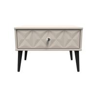 Toledo 1 Drawer Wide Side Table In Kashmir Matt (Ready Assembled)