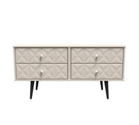 Welcome Furniture Ready Assembled Pixel 4 Drawer Bed Box In Kashmir Matt