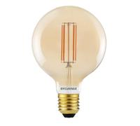 Toledo LED Globe 125mm 7W (50W eqv.) E27 2000K Gold Dimmable