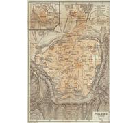 Toledo Spain Map Journal: Vintage Map Notebook