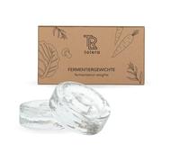 tolera® Fermentation Weights Pack of 2 | Glass Weights for Fermentation | Food Safe | Weighted Stones for Sauerkraut, Carrots, Kimchi, Pickled