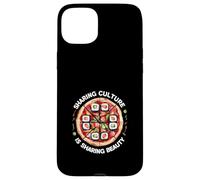 Tolerance and acceptance saying with pizza and sushi Case for iPhone 15 Plus