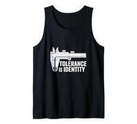 Tolerance is Identity Machining Engineering Identity Tank Top