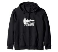 Tolerance Is Identity Machining Engineering Identity Zip Hoodie