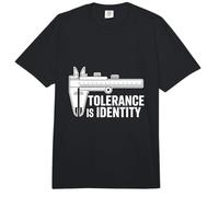 Tolerance is Identity Machining Measurement Identity Comfort Colors Adult Heavyweight T-Shirt