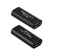 Tolesum USB C Female to Female Adapter, 2 x USB C 3.1 Supports 4K Video and Audio, Fast Charging and Data Transfer 10Gbps Extension Connector for Switch, PS5, S21, Tablet and Phone