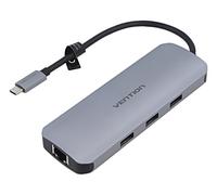TOLHB Hub USB OTG, USB 3.0 PnP Grey Number of ports: 9 0.15m VENTION