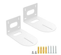 TOLIDA 2pcs Universal PTZ Camera Wall Mount Brackets - Solid Metal Wall Mount Holders for HuddleCam, AVIPAS, Lumens Cameras, Outdoor Wall Mounted Camera Brackets, White