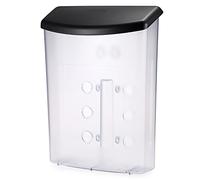 Tolida Acrylic Brochure Holder With Self-Closing Waterproof Lid, Wall Mount Flyer and Literature Rack for Office, Magazine, Pamphlet