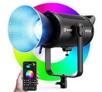 Tolifo 180W X-180 RGB LED Video Light with 2.4G/APP Control, Professional 360° Full Color COB Continuous Output Photography Lighting 2700K-6500K CRI97+/TLCI98+ 20 Effects with Bowens Mount