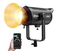 Tolifo 200W Bi Color COB Video Light, LED Studio Light APP Control Bowens Mount Continuous Output 2700K-6500K 42100Lux/1m CRI97+/12 Effects for Photography Lighting/Video Recording, X-200B Lite