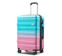 Tolino Carry on Suitcase, Checked Luggage Hardside with Wheels,Airline Approved TSA Lock, PC+ABS Lightweight Carry on Suitcases for Women, Candy, S(20in_Carry on), Central Hardside Expandable Luggage