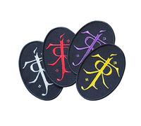 Tolkien, Silmarillion, Lord of The Rings, Fantasy, Dragons, Middle Earth, Black Metal, Dungeon Synth, LOTR, Magic Embroidered Iron on Applique Souvenir Accessory
