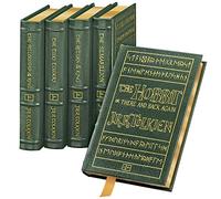 TOLKIEN'S CLASSICS 5 Volume Leather Bound Collector's Set - Including: The Hobbit, The Fellowship of the Ring, The Two Towers #6520-001