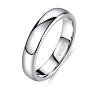 Tolldek Gothic Men's Tungsten Steel Rings 2 mm/4 mm/6 mm/8 mm, Wedding Ring Men's Classic, Ring Gothic Waterproof, Size 47-70, Tungsten steel, No cubic zirconia