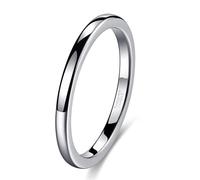 Tolldek Gothic Men's Tungsten Steel Rings 2 mm/4 mm/6 mm/8 mm, Wedding Ring Men's Classic, Ring Gothic Waterproof, Size 47-70, Tungsten steel, No cubic zirconia