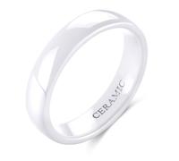 Tolldek Men's Gothic Ceramic Rings 2 mm/4 mm/6 mm, Engagement Rings for Men, Classic, Engagement Ring, Waterproof, Size 47-70, Ceramic, No cubic zirconia