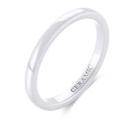 Tolldek Men's Gothic Ceramic Rings 2 mm/4 mm/6 mm, Engagement Rings for Men, Classic, Engagement Ring, Waterproof, Size 47-70, Ceramic, No cubic zirconia