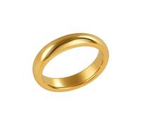 Tolldek Solitaire Ring White Gold Au 375/585/750, Friendship Rings, Rectangular Cut, Real Jewellery, Wedding Rings 9 Carat / 14 Carat / 18 K White Gold, Size 47-65, 14ct Yellow Gold, No cubic zirconia