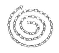 Tolldek Sterling Silver Necklace Cable Chain Chain Necklace for Women & Men | Real 925 Silver Hypoallergenic