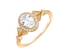 Tolldek Women's 9K Yellow Gold 375 Wedding Anniversary Rings, Size U 1/2