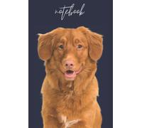 Toller Notebook: Journal with lined sheets for Dog lovers, 120 pages of 6"x9" of paper for note-taking, recipe making, & diary entries