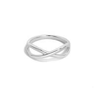 TOLLI Infinity Ring | Sterling Silver | Eternity | Eternal | Forever Loop | Love | Timeless | Classic | Handcrafted Size 7 N
