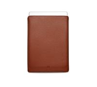 TOLMOUNT Leather MacBook Air Sleeve, 13.6 Inch, 2017-2021, Elegant Brown Leather for MacBook Pro M1 13