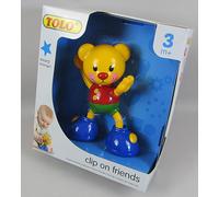 TOLO Teddy Clip On Friends Teddy Bear Age 3 Months+ Child Development Toys
