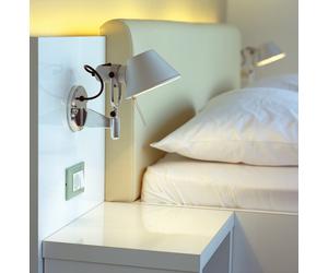 Tolomeo Faretto Wall Lamp Aluminum with on/off switch Artemide - 8052993019301
