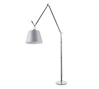 Tolomeo Mega Floor Lamp Satin 36 cm Shade with Dimmer