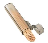 TOLON MINI TENT WOOD ORGANIZER - Compact portable transparent storage box for small to accompany objects contamination by a sealed design maintained