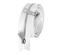 Tolospace 5# Two Way Separating Jacket Zipper Open-End Double Sliders Metal Zippers for Jackets Coats Sewing DIY Tailor Crafts, 70cm