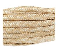 Tolospace 50 Meters Natural Wheat Straw Braids Rope, 9mm Wide Handmade Weaving Rattan Millinery Hat Straw Braid Ribbon for DIY Hat Basket