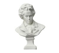 Tolospace Mini Bust Statue, White Plaster Figurines Greek Goddess Famous Sculpture Art Ornament for Home Office Decor Gifts