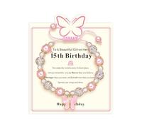 TOLOWOBK 13th 14th 15th 16th Birthday Gifts for Girls Butterfly Bracelet