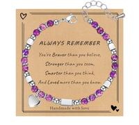 TOLOWOBK 2025 Graduation Gifts for Her/Girls/Women Graduation Bracelet Tiny Gemstone Compass Bracelet as 5th Grade 8th Grade High School College Master Degree Class of 2025 Graduation Gifts, M