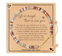TOLOWOBK Inspirational Gifts Bracelets for Women Unique Birthday Gifts Healing Beaded Bracelets Small Gifts Get Well Soon Gifts for Women Best Friends Coworker Mothers Day Mom Daughter Wife on Easter