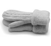 TOLOYE Women Winter Gloves Warm, Super Thick Soft Cozy Wool Lining Knitted Mittens Thermal Gloves, Perfect Christmas Birthday Gift for Women Girls Mom Daughter Lovers (Grey)