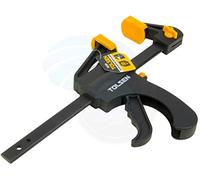 Tolsen 6" Heavy Duty Quick Ratchet F Clamp & Spreader (Black, 150mm)