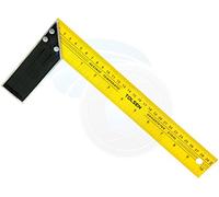 Tolsen Aluminium Right Angle Square Ruler L Shaped Carpenters Set Square Metric & Imperial 12" 300mm