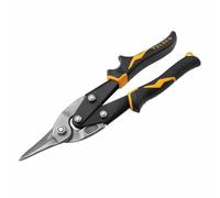 Tolsen Aviation Tin Snips Straight Cut - Heavy Duty Sheet Metal Cutting Shears 250mm (10")