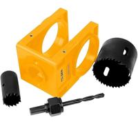 Tolsen Door Lock Installation Kit, Yellow, Set of 25 Pieces