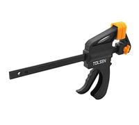 Tolsen Quick Release Ratchet Clamp 300mm (12") - Heavy Duty Woodworking Quick Grip F Clamps