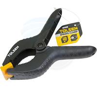 Tolsen Spring Clamps - Heavy Duty Plastic Vice Grips - Quick Grip Clips - 6" (150mm)