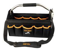 Tolsen Tool Tote Open Storage Carry Bag Heavy Duty Shoulder Strap 80112
