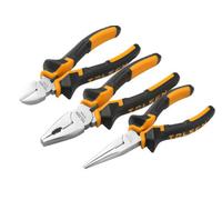 Tolsen 3pce Plier Set Heavy Duty