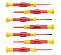 Tolsen Tools 7Pc Insulated Precision Philips Screwdriver Set